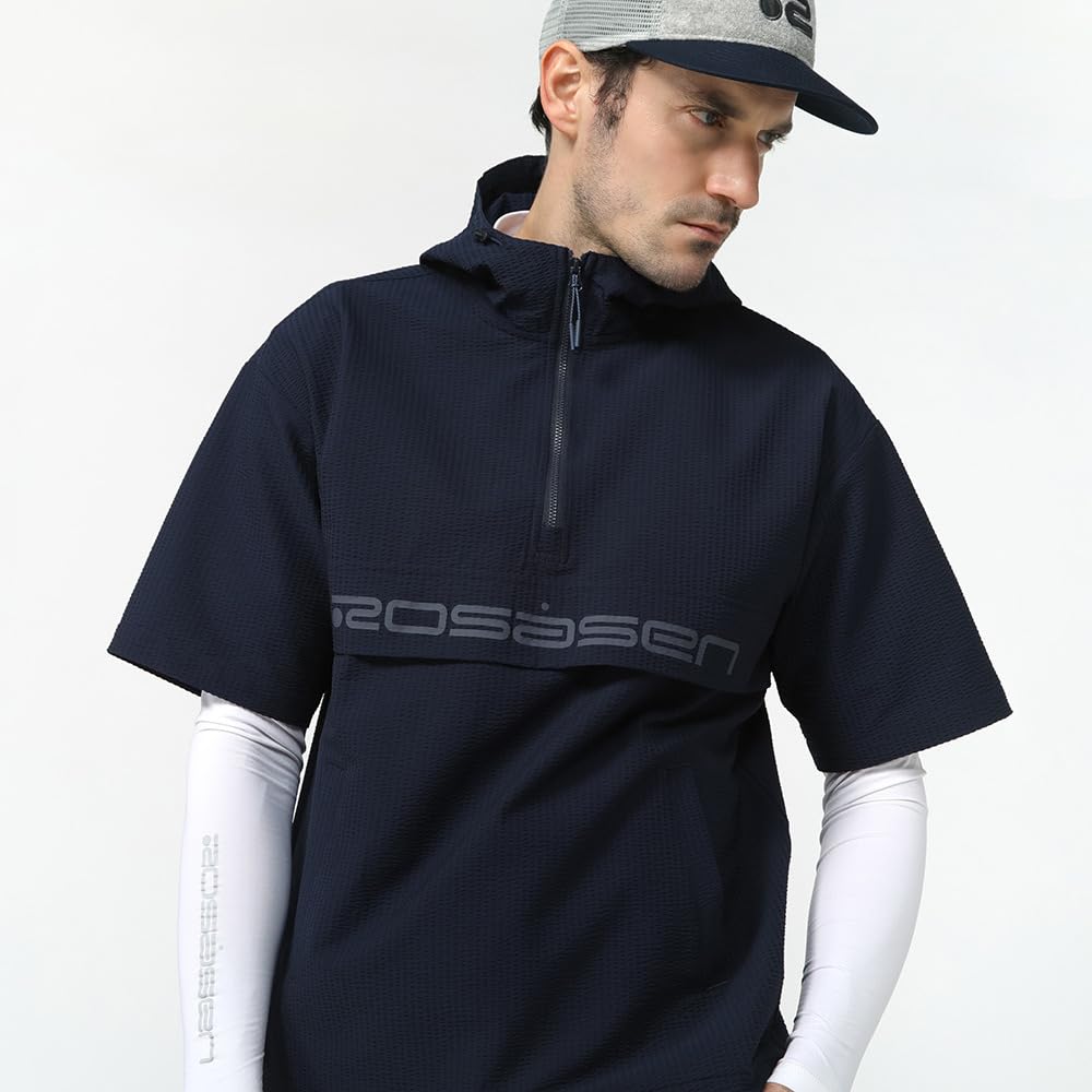 Amazon.co.jp: ROSASEN（ROSASEN） ゴルフウェア アウター 吸水速乾